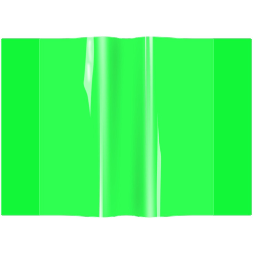 Okładka zeszytowa A5 pvc neon zielony (10) OZN-A5-03 BIURFOL